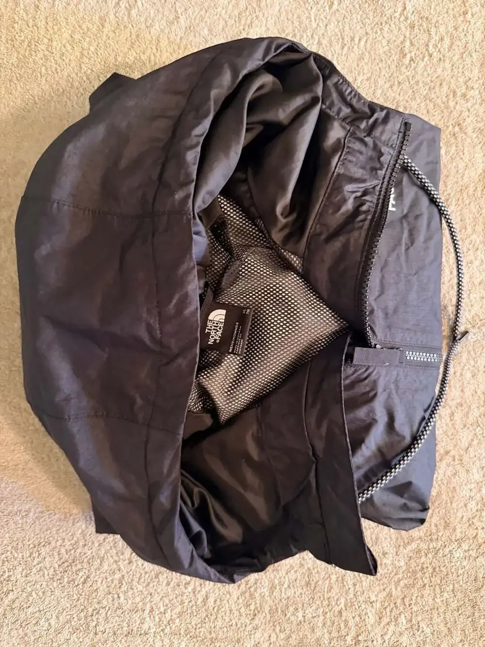 The North Face black hooded
